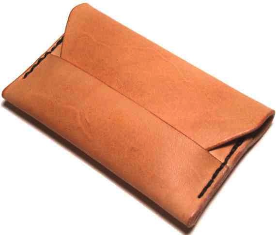 Simple Thin Natural Card Case by MotorStreet