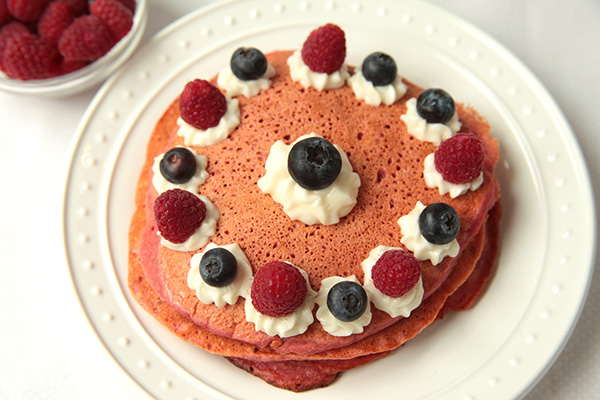 Celebrate Those Who Served with Patriotic Pancakes 