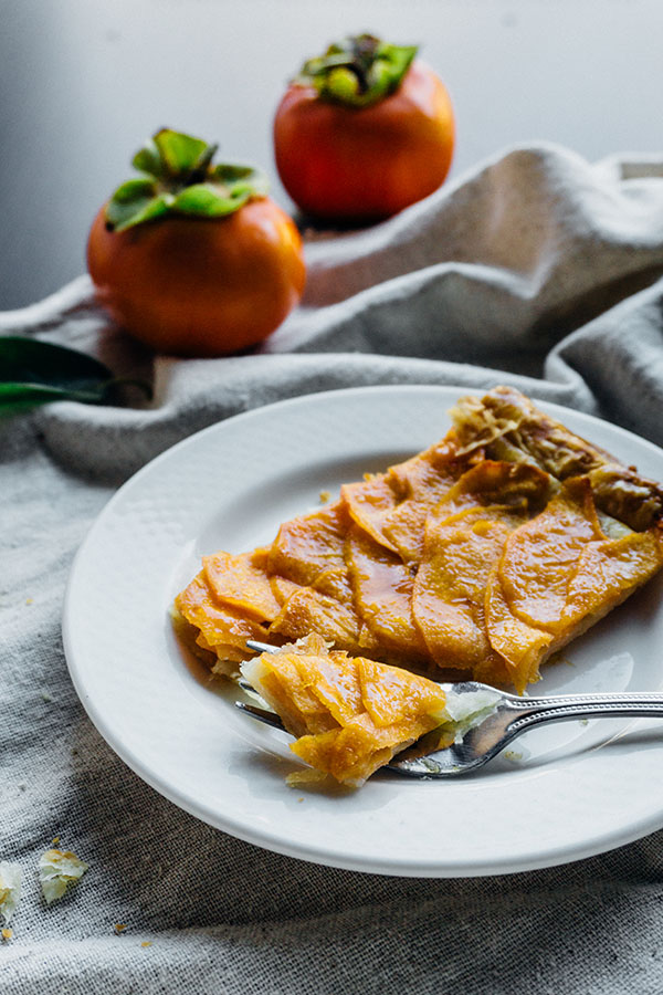 Simple & Seasonal: Pretty Persimmon Tart