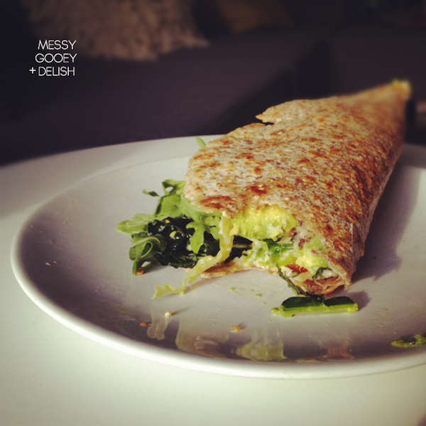 Quick Healthy Dinners - Kale Wraps