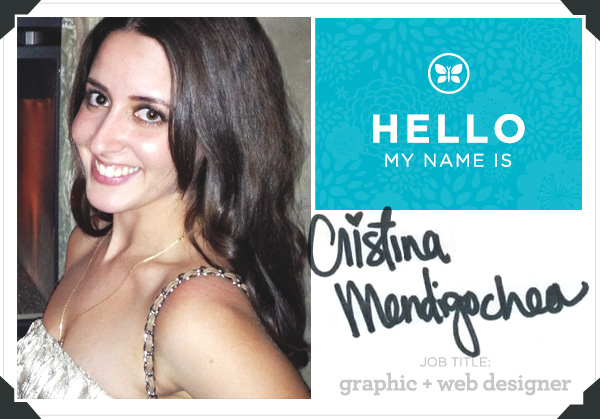 Meet Graphic + Web Designer Cristina Mendigochea 
