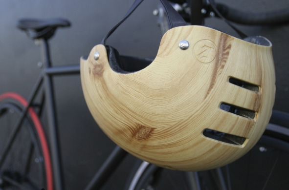 Woodgrain Bike Helmet