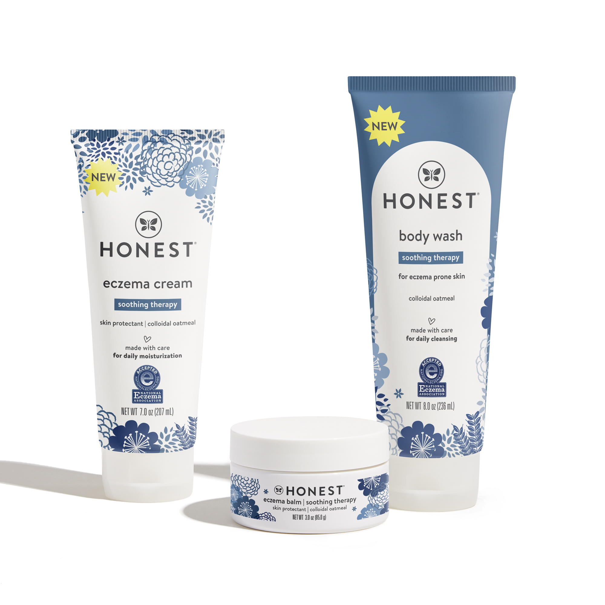 Honest Skin-Soothing Eczema Kit, Colloidal Oatmeal