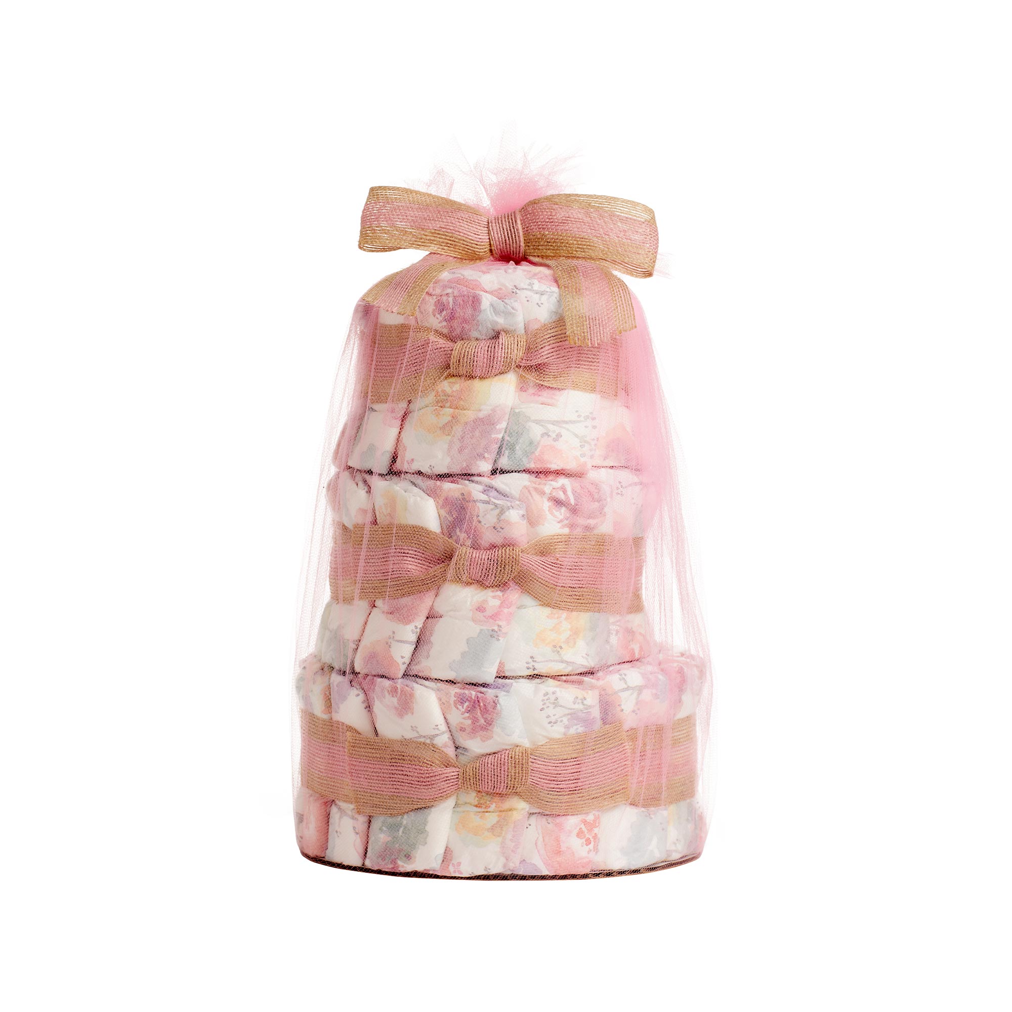 Honest Baby Diaper Cake, Rose Blossoms, Size Standard, Hypoallergenic, Plant-Based, Plant-Derived Ingredients