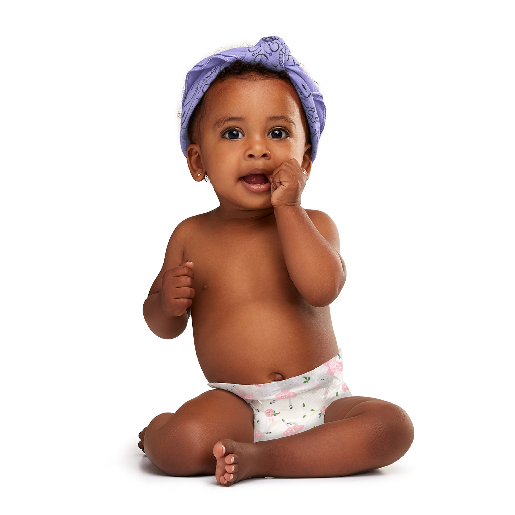 Honest Clean Conscious Baby Diaper, Tutu Cute, Size 1, Advanced Leak protection, Plant-Based